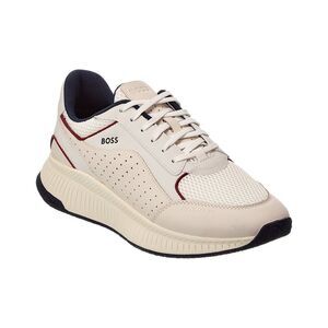 Hugo Boss Evo Running Leather Sneaker, White